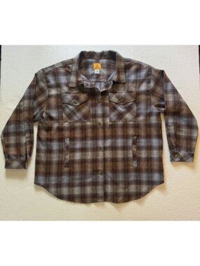 Plaid Ruby Rd. Flannel Shacket Women's XL